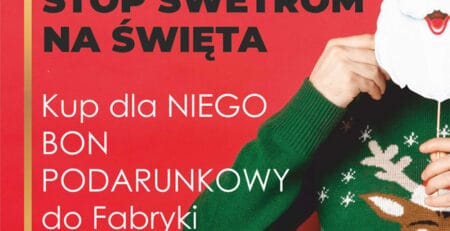 Stop swetrom na święta. kup bon podarunkowy.
