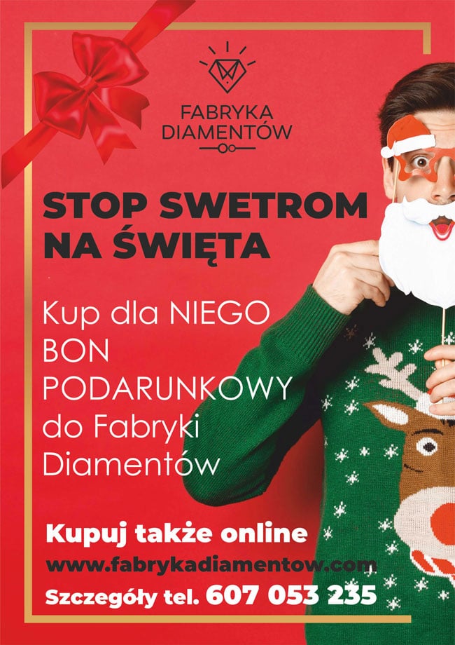 Stop swetrom na święta. kup bon podarunkowy.