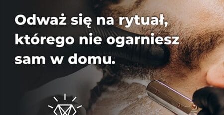 KRÓLEWSKIE golenie twarzy brzytwą