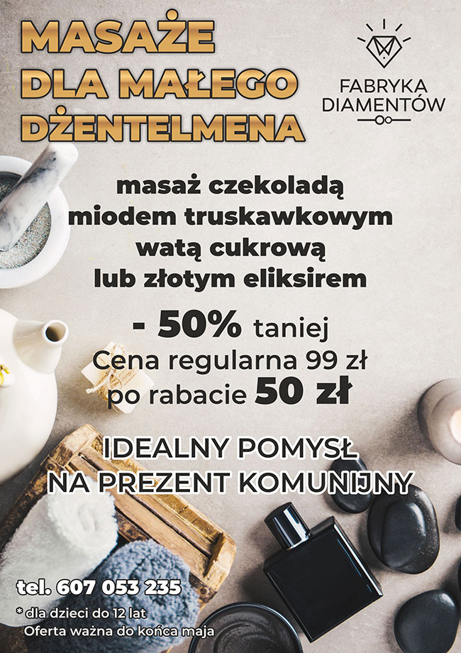 Masaże dla małego dżentelmena